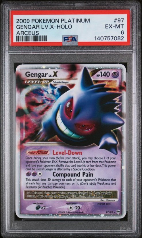 Gengar LV.X (AR 97) - PSA 6 | Gengar.cz