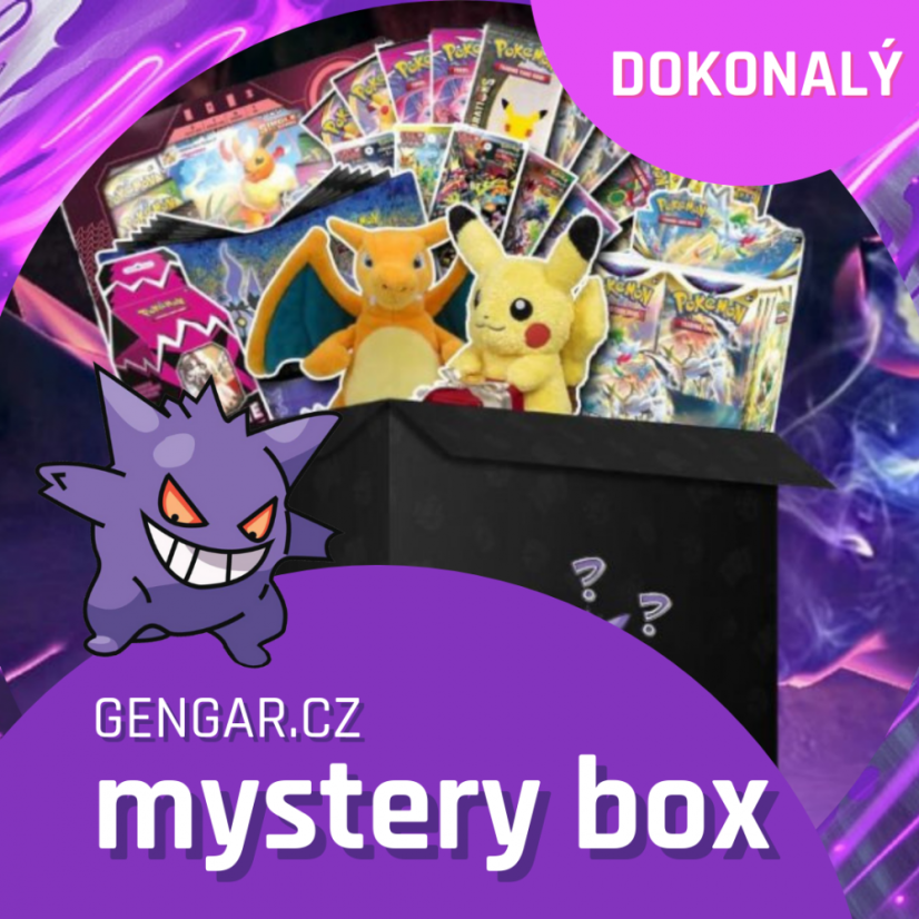 Pokémon DOKONALÝ Mystery BOX - Parametry mystery: Velikost "S"