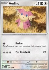 Audino Non holo/Reverse holo (JTG 124)