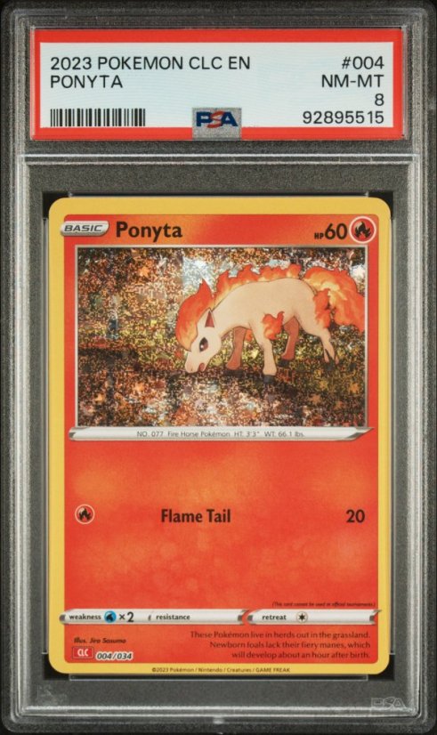 Ponyta CLC 004/034 PSA 8