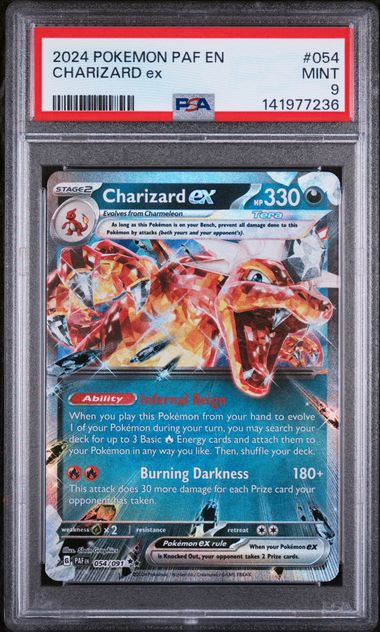Charizard ex (PAF 054) - PSA 9 | Gengar.cz