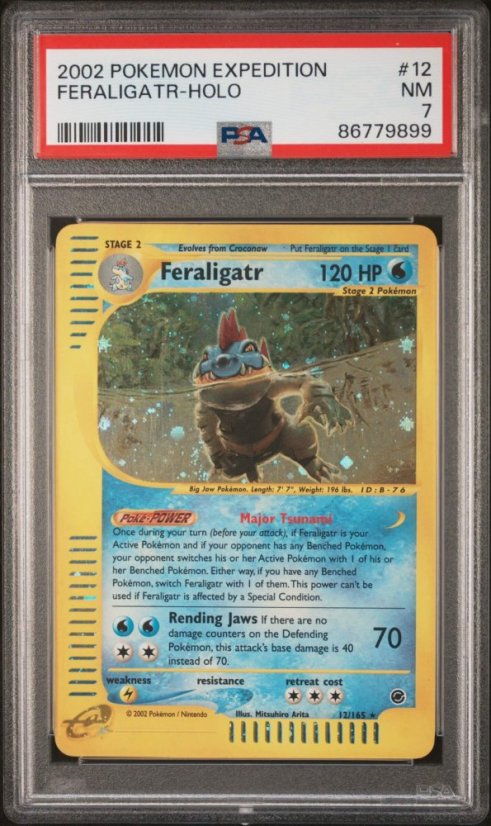 Feraligatr Expedition 12/165 PSA 7