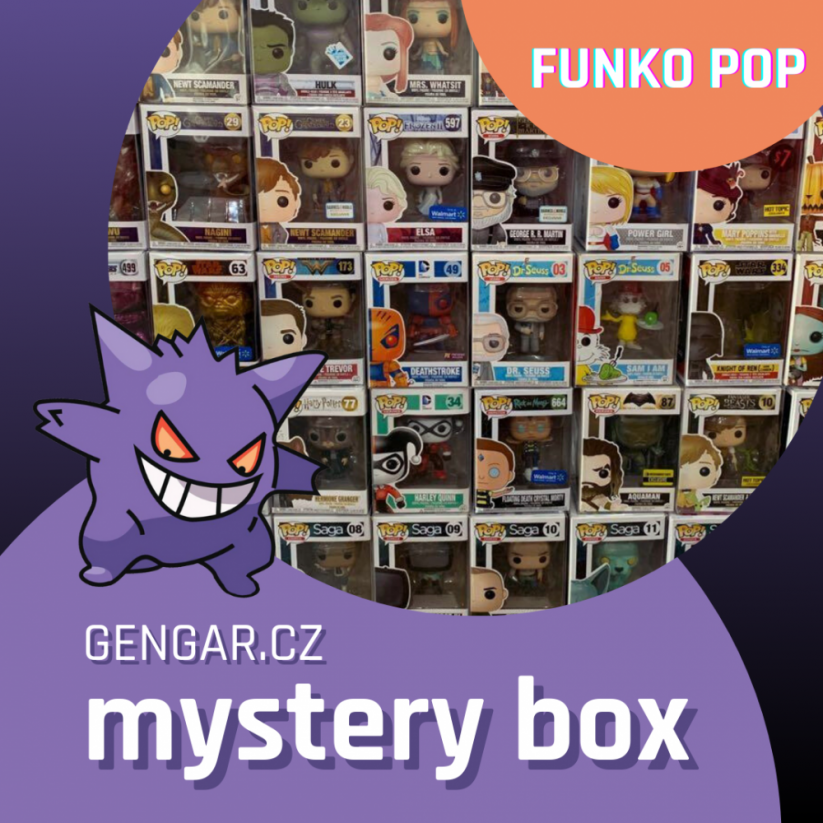 Funko POP Mystery box - Parametry mystery: Velikost "L"