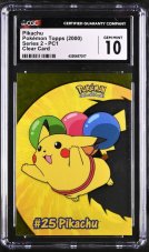 Pikachu Topps (Clear card) CGC 10