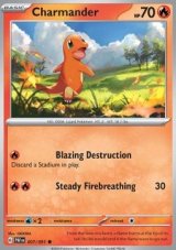Charmander Non Holo/Reverse holo (PAF 007)