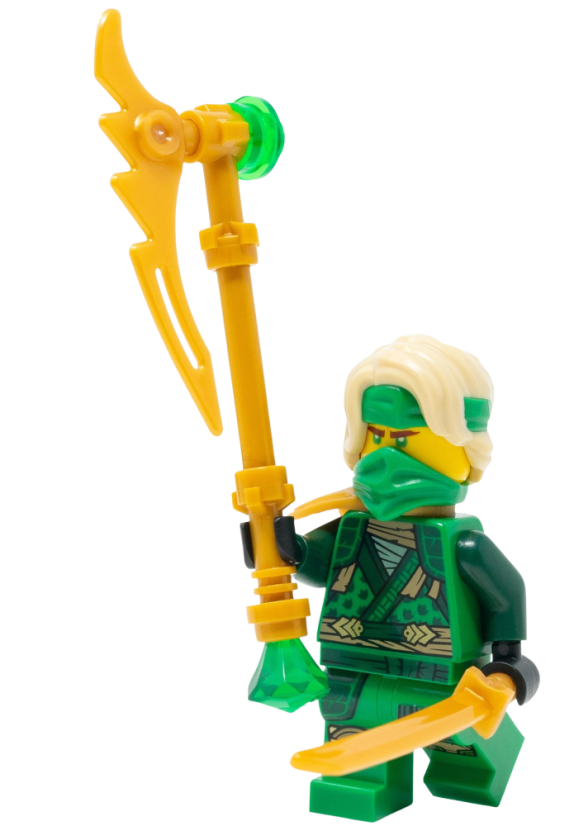 LEGO Ninjago Lloyd Crystalized Minifigurka with Jagged Blade
