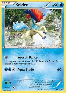 Keldeo (BW 60) - NM