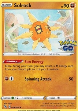 Solrock (PGO 039) - NM