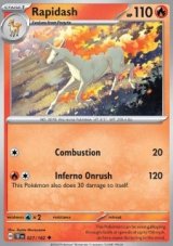 Rapidash Reverse holo (TEF 027)