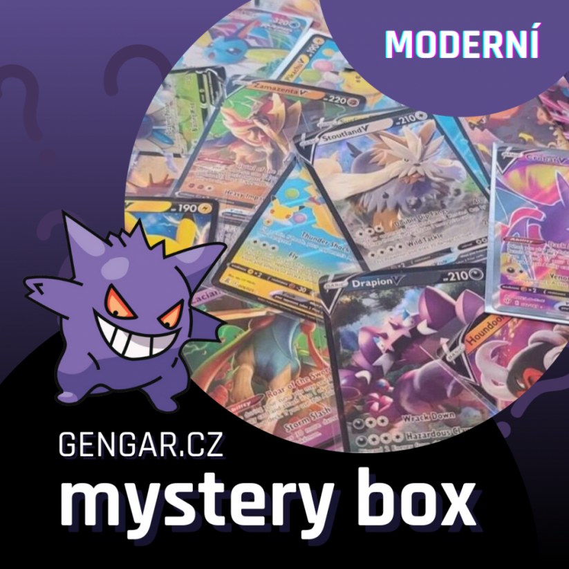 Pokémon MODERNÍ KUSOVKY Mystery pack - Parametry mystery: Velikost "L"