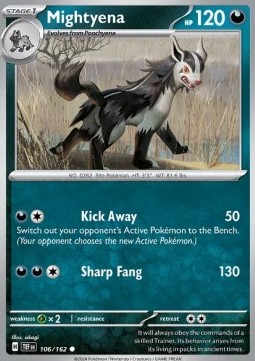 Mightyena (TEF 106) - NM