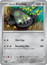 Galarian Stunfisk Non holo/Reverse holo (JTG 106)
