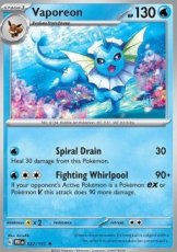 Vaporeon holo/Reverse holo (PRE 022)