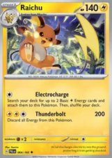 Raichu Reverse holo (PAL 064)