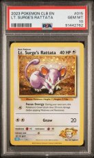 Lt. Surge's Rattata CLB 015/034 PSA 10