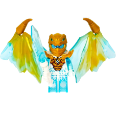 LEGO Ninjago Zane (Golden Dragon) Crystalized with sword