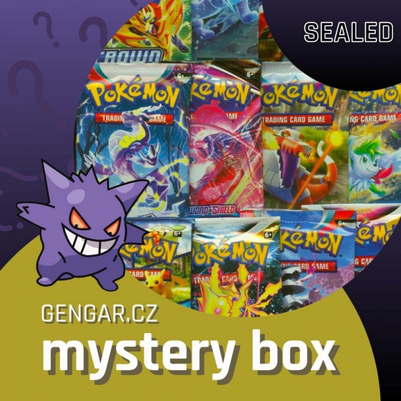 Pokémon BOOSTER Mystery box - Parametry mystery: Velikost "S"