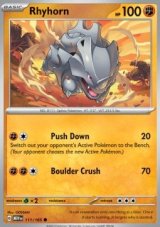 Rhyhorn Reverse holo (MEW 111)