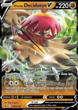 Hisuian Decidueye V (SWSH 238) - NM