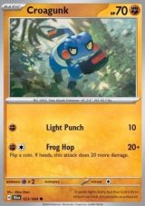 Croagunk Reverse holo (SFA 023)
