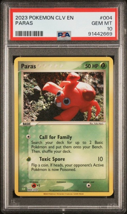 Paras CLV 004/034 PSA 10