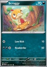 Scraggy Reverse holo (PAF 060)