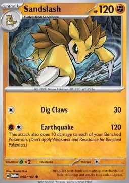 Sandslash (TWM 098) - NM