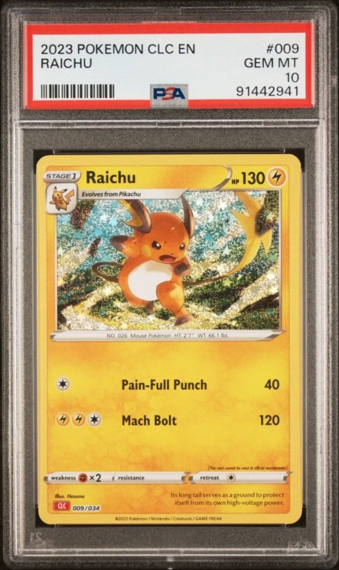 Raichu CLC 009/034 PSA 10