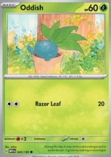 Oddish Reverse holo (MEW 043)