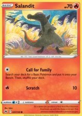 Salandit Reverse holo (CRZ 027)