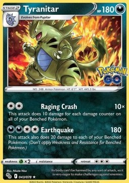 Tyranitar (PGO 043) - NM